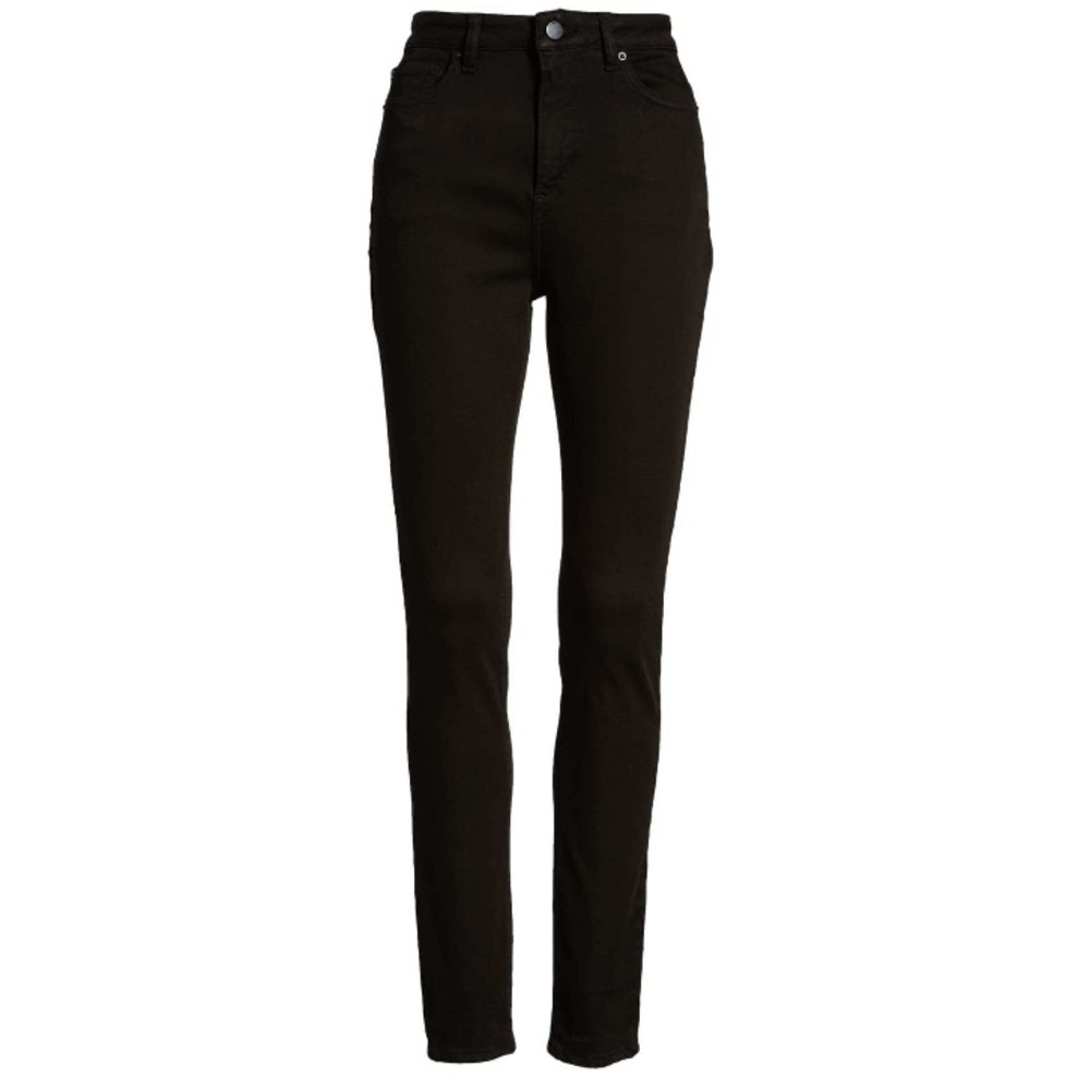 High-Rise Skinny Jeans - Black